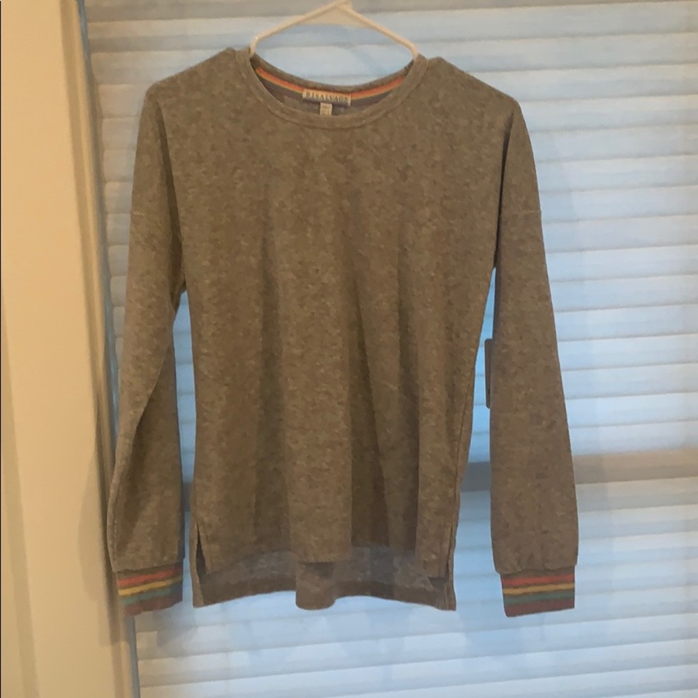 #NWT PJ SALVAGE lounge top.